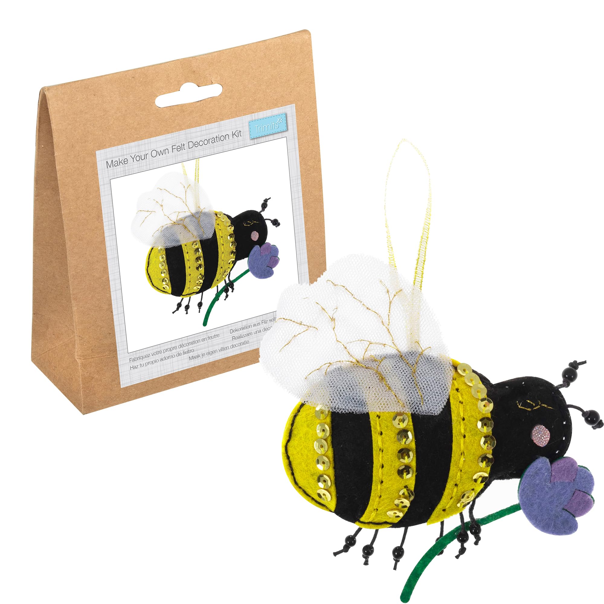 Trimits Felt Decoration Kit, Bee