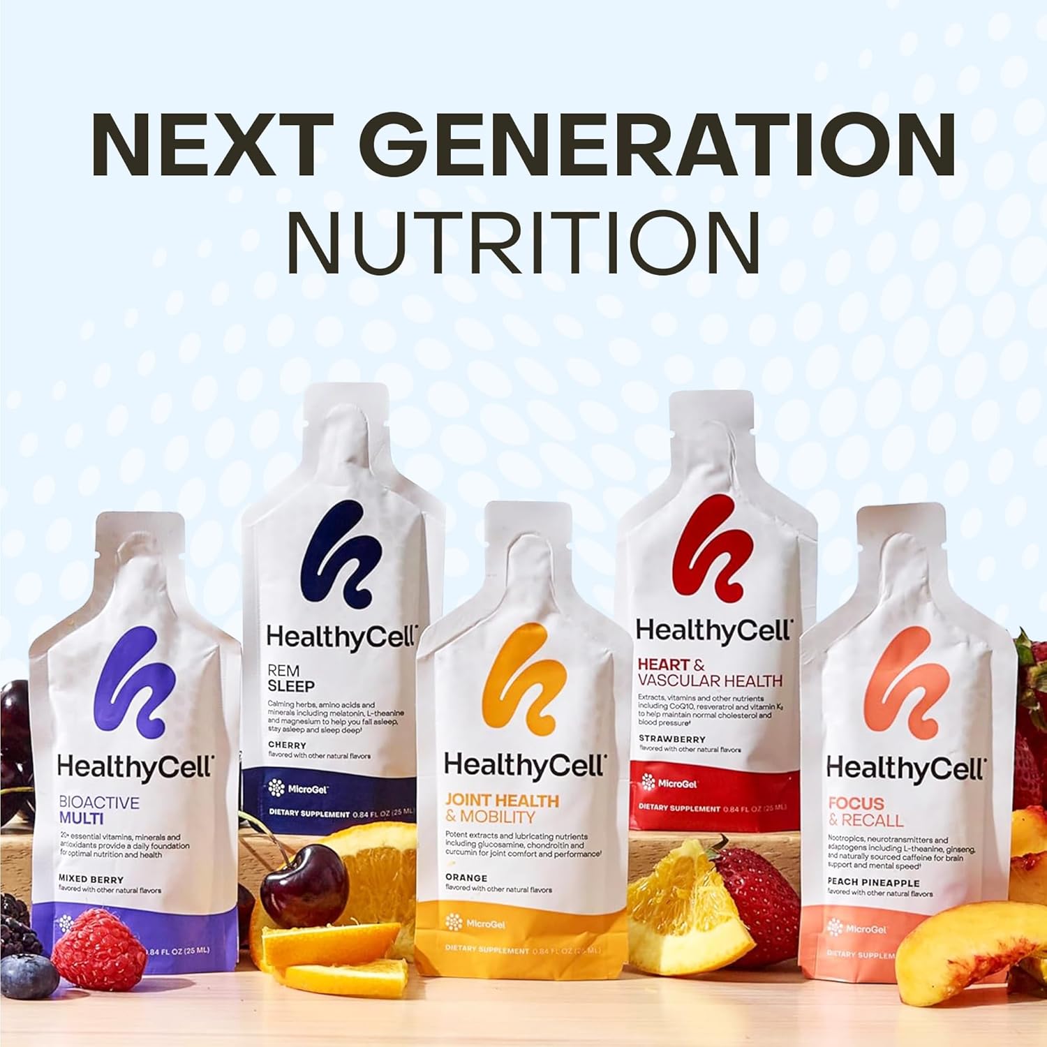 Healthycell Telomere Length Healthy Aging Supplement + Vibrant Hair, Skin & Nails Liquid Collagen Supplement for Women & Men Bundle