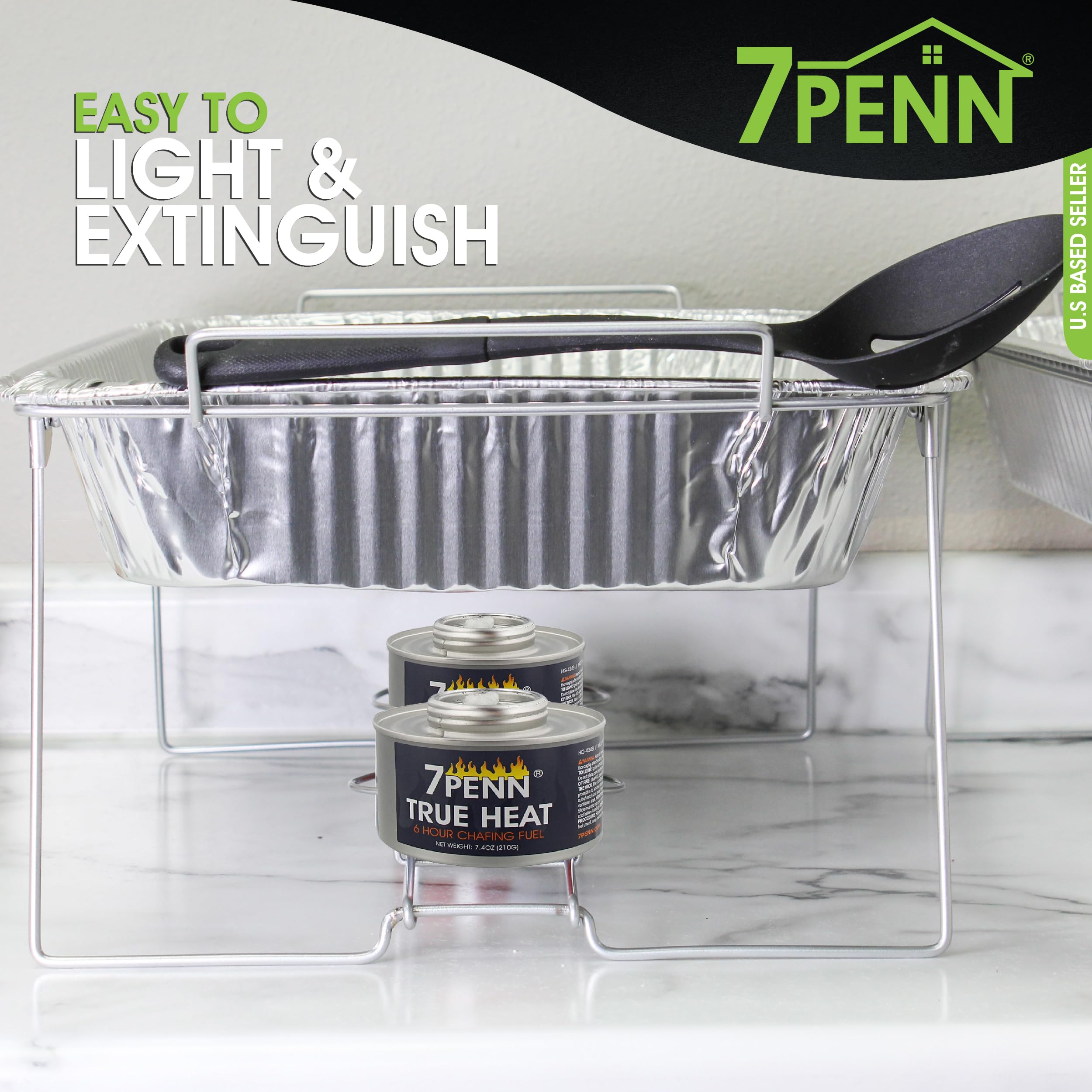 7Penn Buffet Food Warmers For Parties, 48 Pack 6 Hour