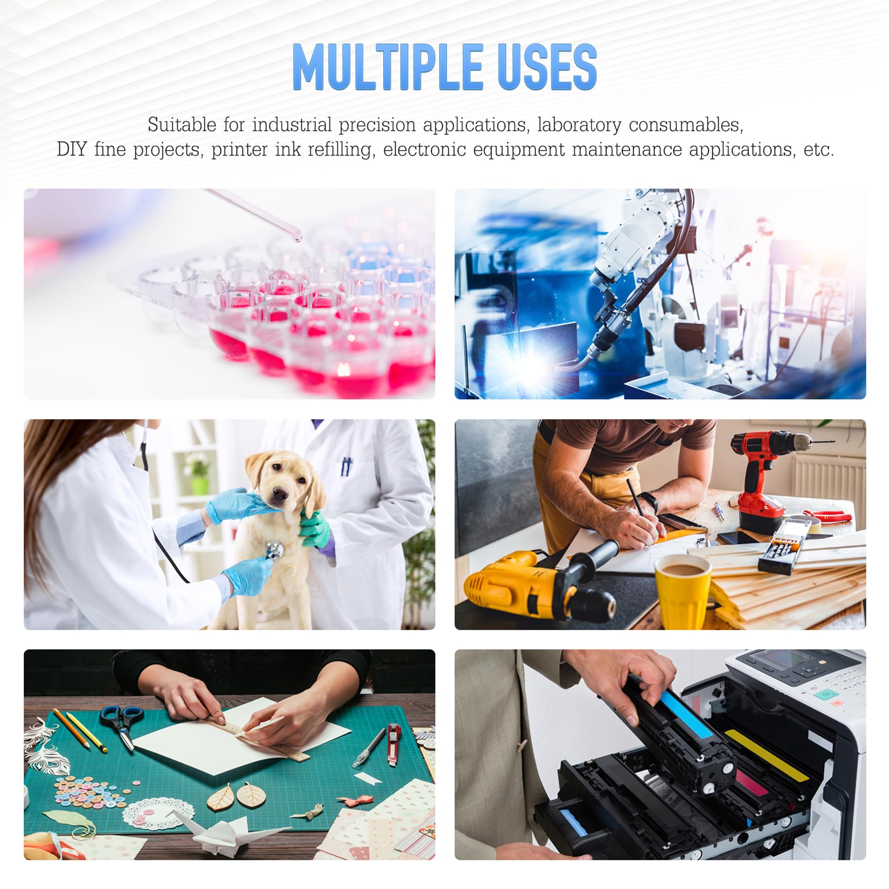 34G 5/32" 4mm Needle Luer Lock Disposable Dispensing Accessories, 100 Pack — Amazon image 6