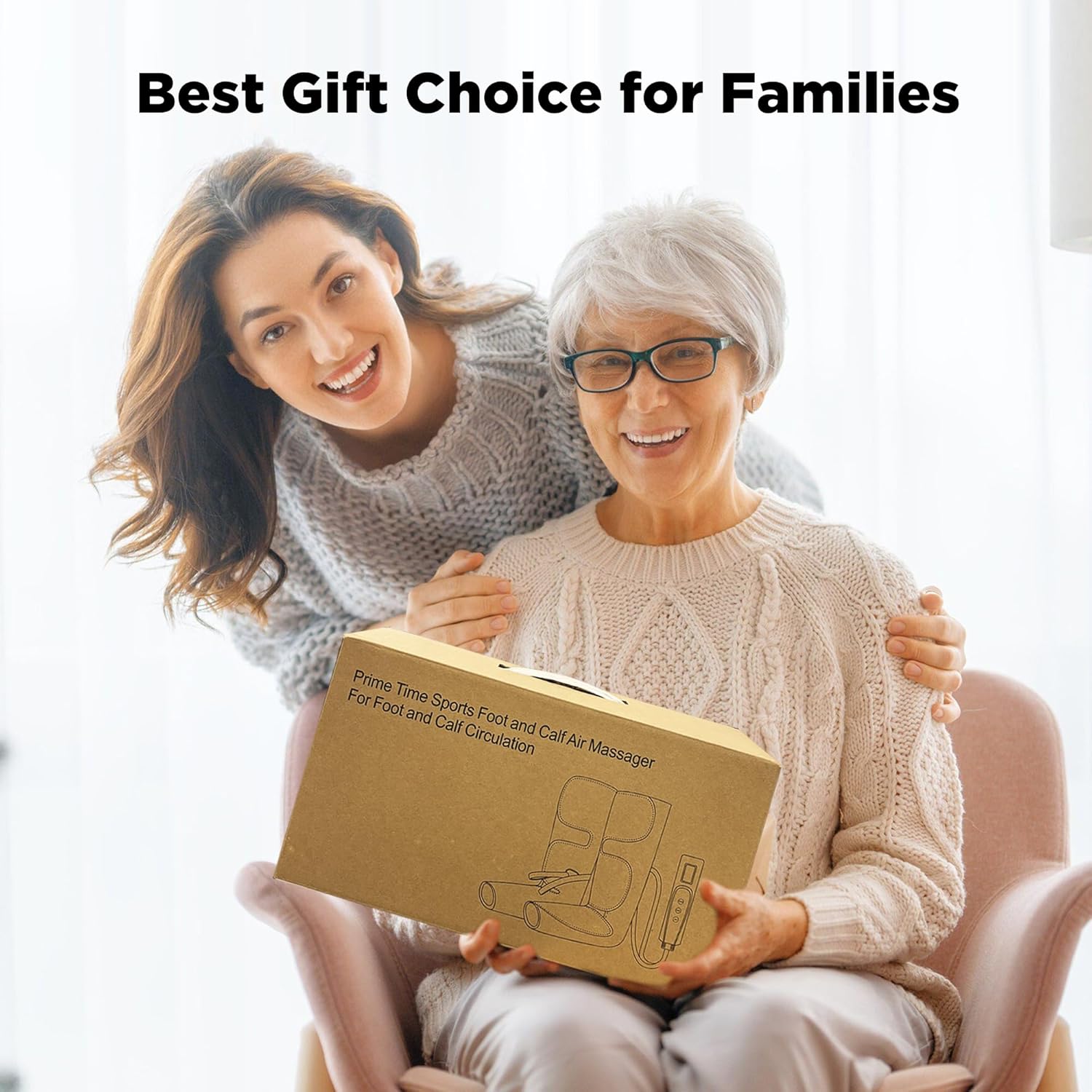 With CchiF leg and foot massagar heat, handhald controller 3 intensity with 2 mode, family and friends gifts with rigor of circulation and pain relief from air compression leg massage and pain relief With CchiF leg and foot massagar heat, handhald controller 3 intensity with 2 mode, family and friends gifts with rigor of circulation and pain relief from air compression leg massage and pain relief