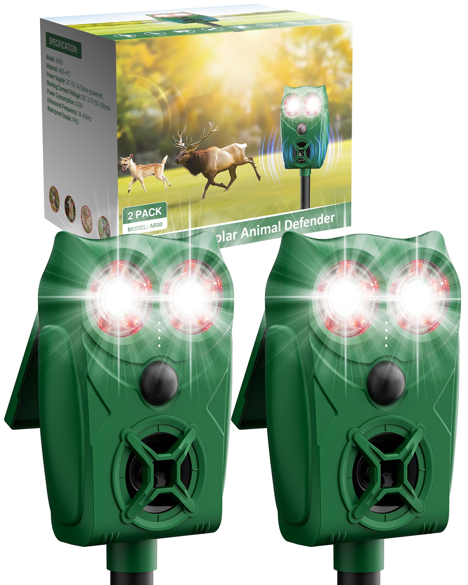 G-Jyuncyou AR30 Solar Ultrasonic Animal Repellent