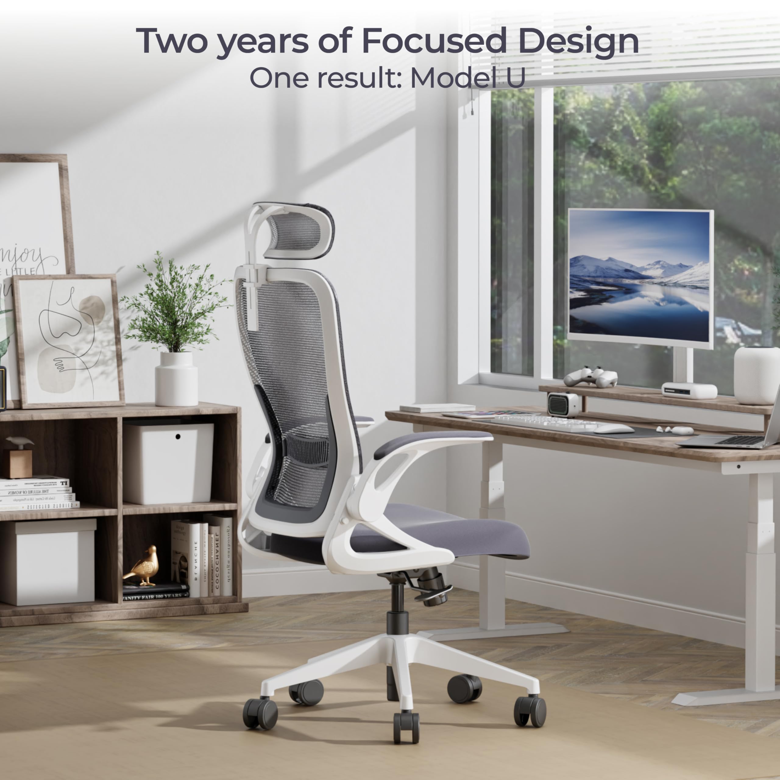 Tervo Model U | Folding Office Chair for Small Spaces | Ergonomic ...