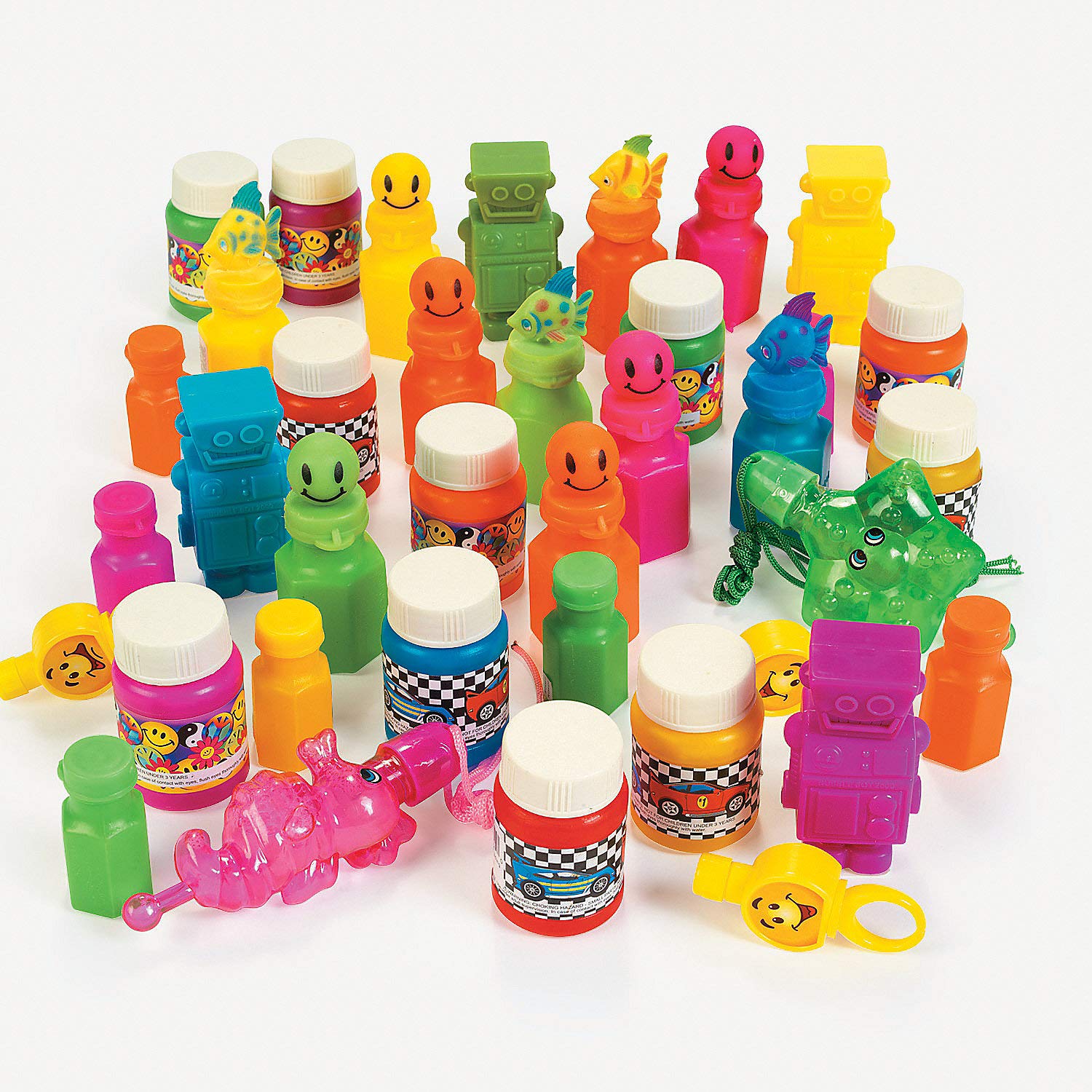 Fun Express - Bubble Assortment (50 Pc) - Toys - Assortments - 50Pc Assortments - 50 Pieces