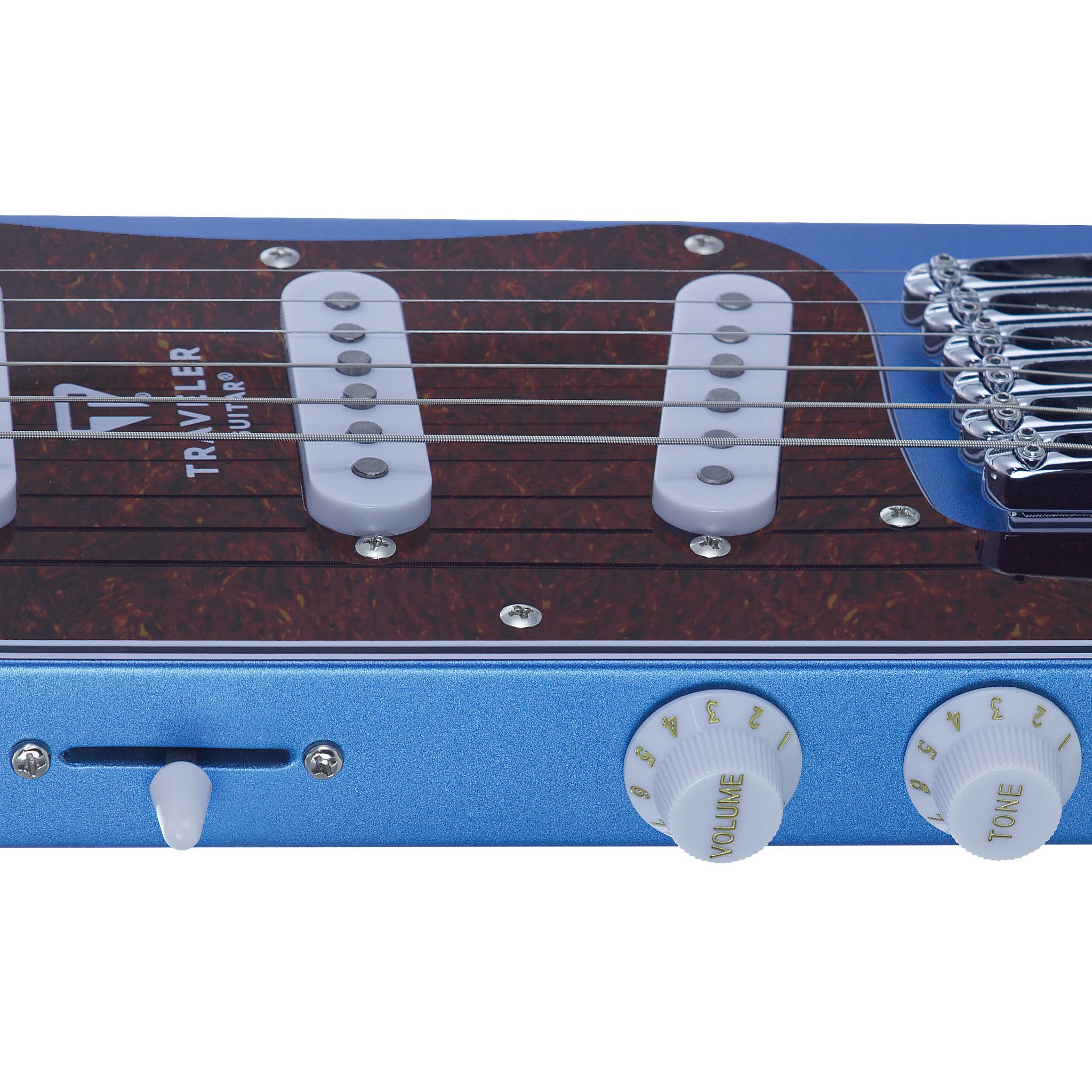 Traveler Guitar - Ultra-Light Electric Deluxe - Satin Blue Metallic