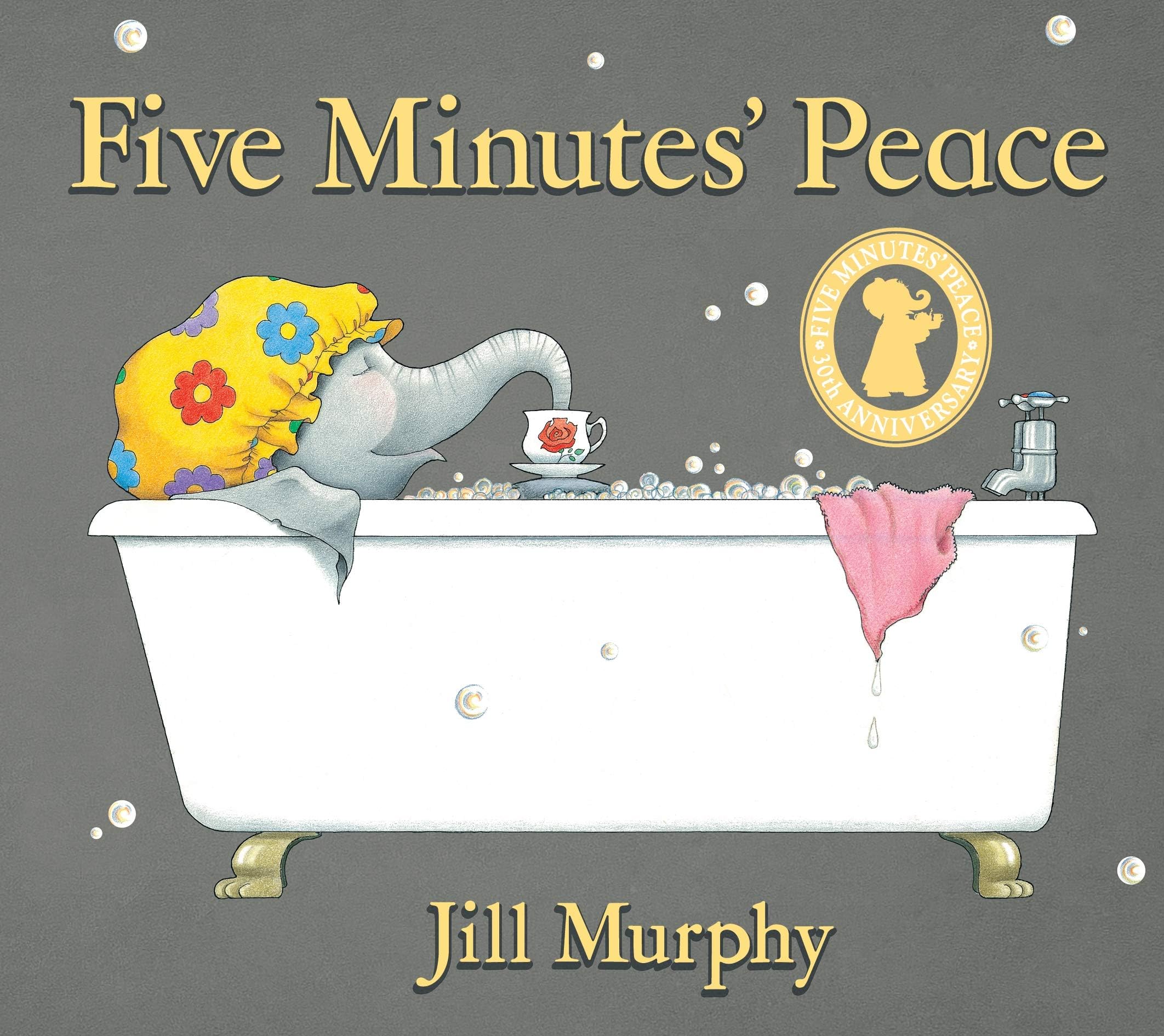 Five Minutes' Peace: Board book edition of a beloved classic and funny, heartwarming picture book story about a busy elephant mum and her children – ... toddlers, kids age 3,4,5,6,7 (Large Family)