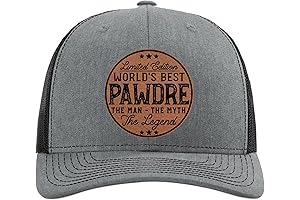 Dog Dad Hats Funny - World Best Pawdre Hat
