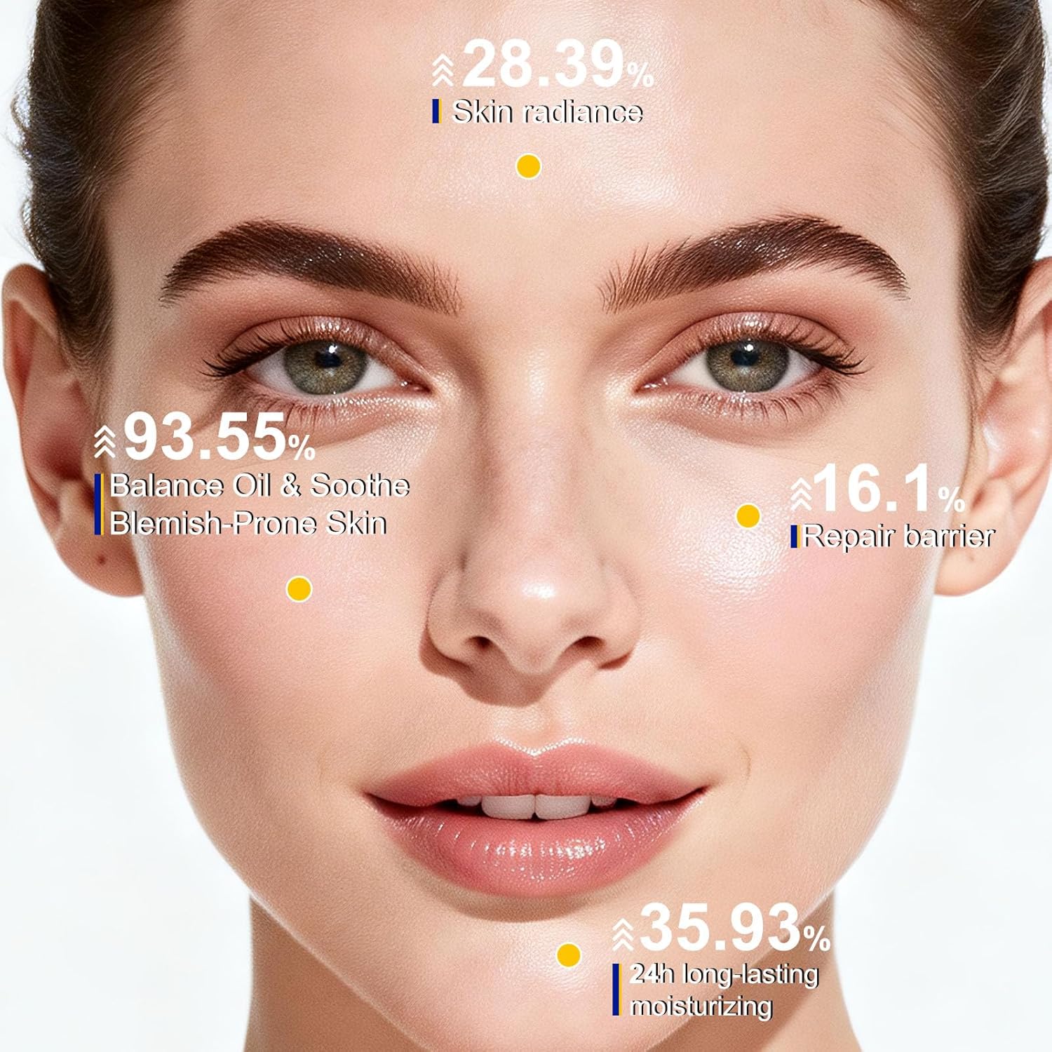 Hyaluronic Acid & Niacinamide Face Serum for Men with Vitamin B5, Ceramides & Collagen: Soothing Hydrating Gel for Redness, Dryness & Itching - Barrier Repair for Sensitive Skin - 2.03 fl oz - Image 2