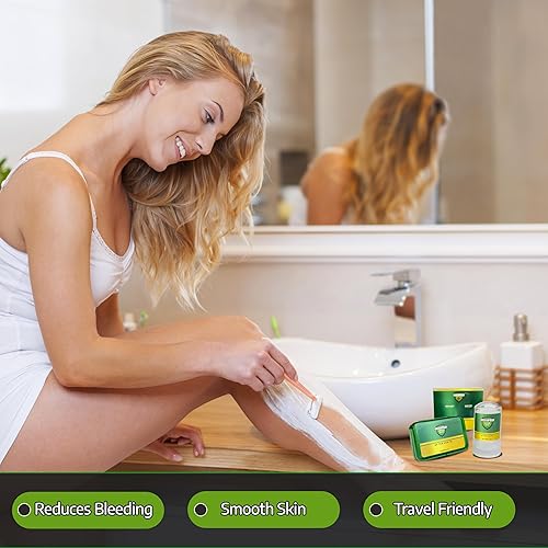 Miniatura 10 de Bloque de alumbre natural para después del afeitado, 3.5 onzas (3.53 oz) calmante de la piel y calma instantánea de la maquinilla de afeitar