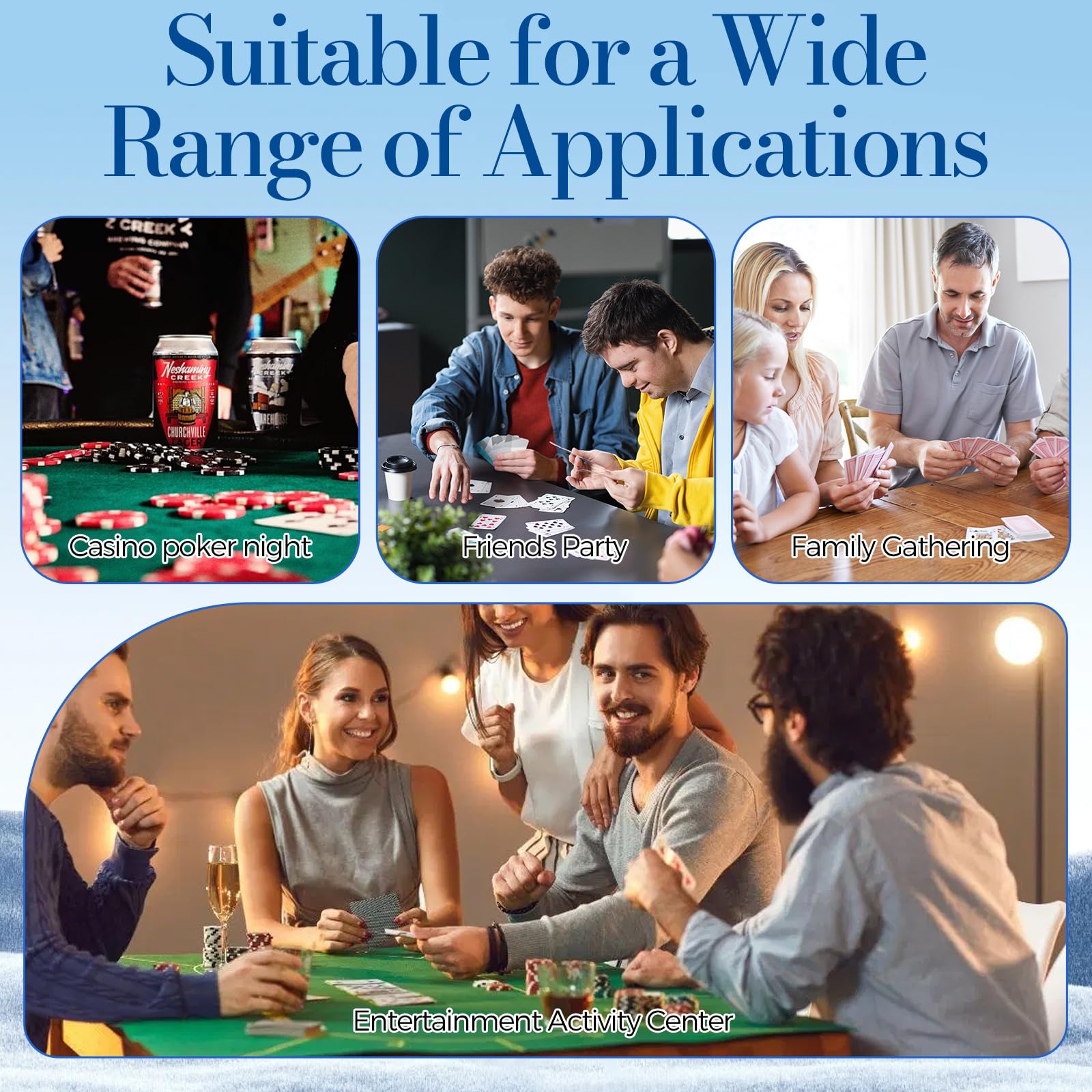 Automatische Kartenmischmaschine, wiederaufladbare Spielkarten-Mischmaschine mit einem Druck automatisch und manuellem Modus, elektrische Poker-Kartenmischer