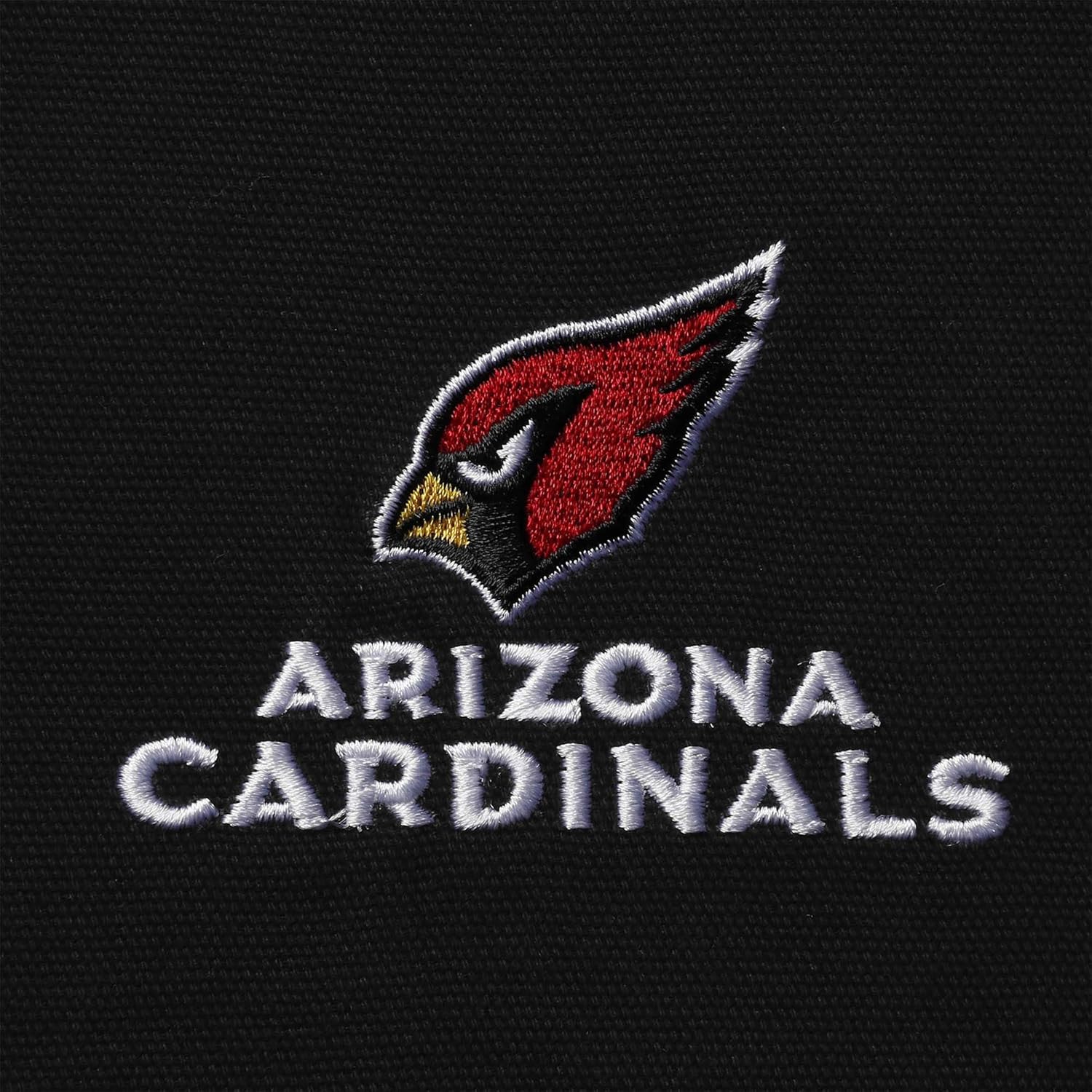 dunbrooke Men's Black Arizona Cardinals Dakota Cotton Canvas Hooded Jacket