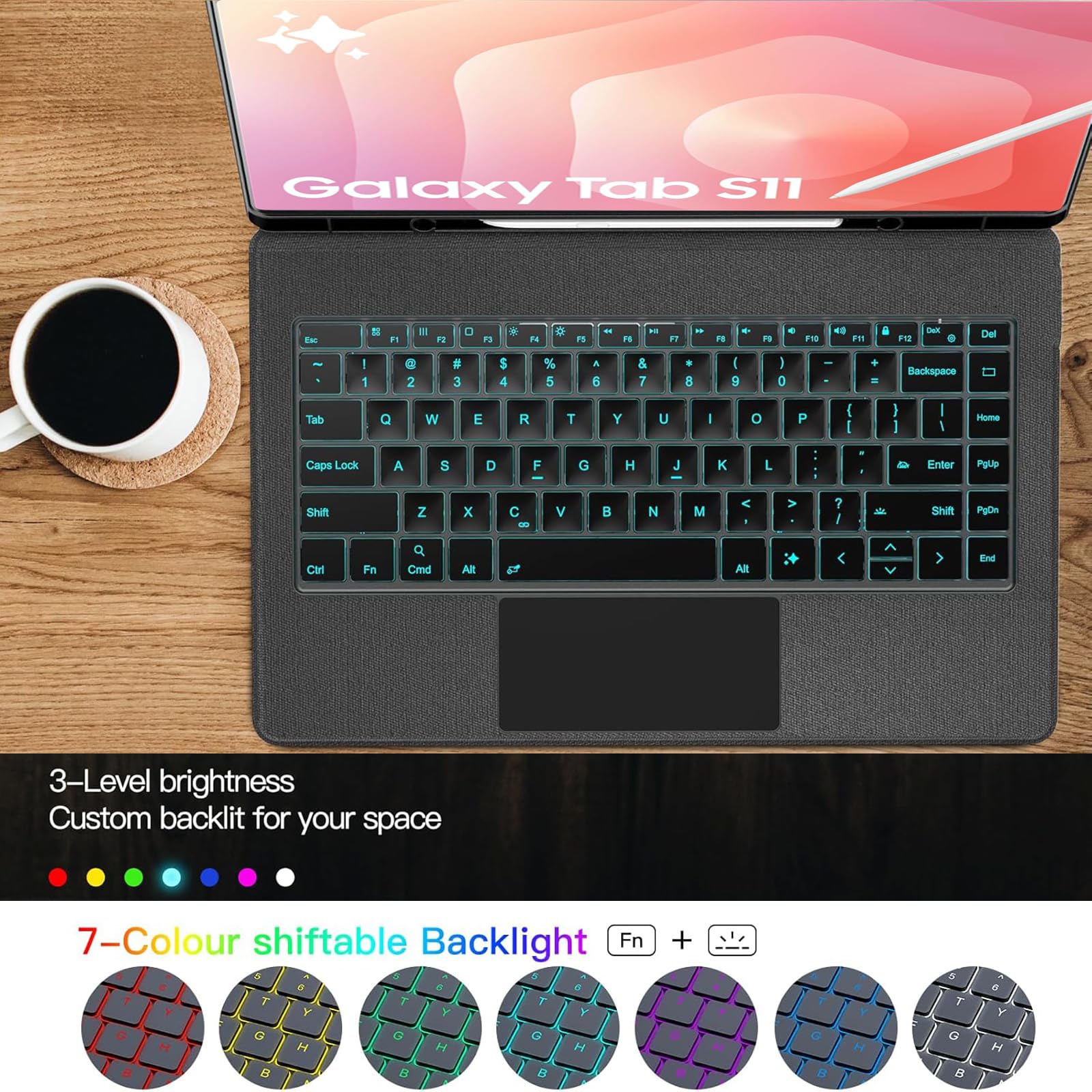 Amazon.co.jp: OAWEEN Samsung Galaxy Tab S11キーボードケース11