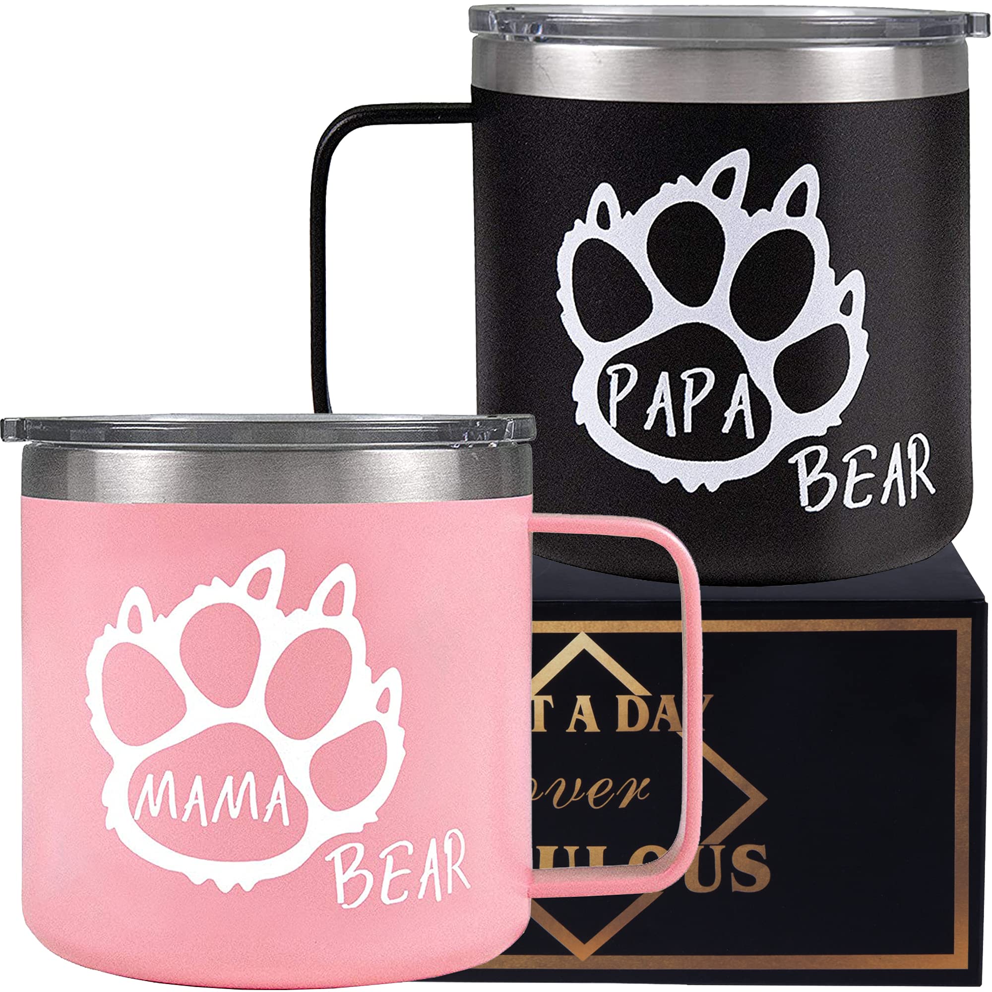 Mama Bear Papa Bear, Mama Bear Mug, Christmas Gifts, Papa Bear Mug, Mama  Bear Gifts, Papa Bear Tumbler, Mama Bear Tumbler, New Parents Couples Gifts
