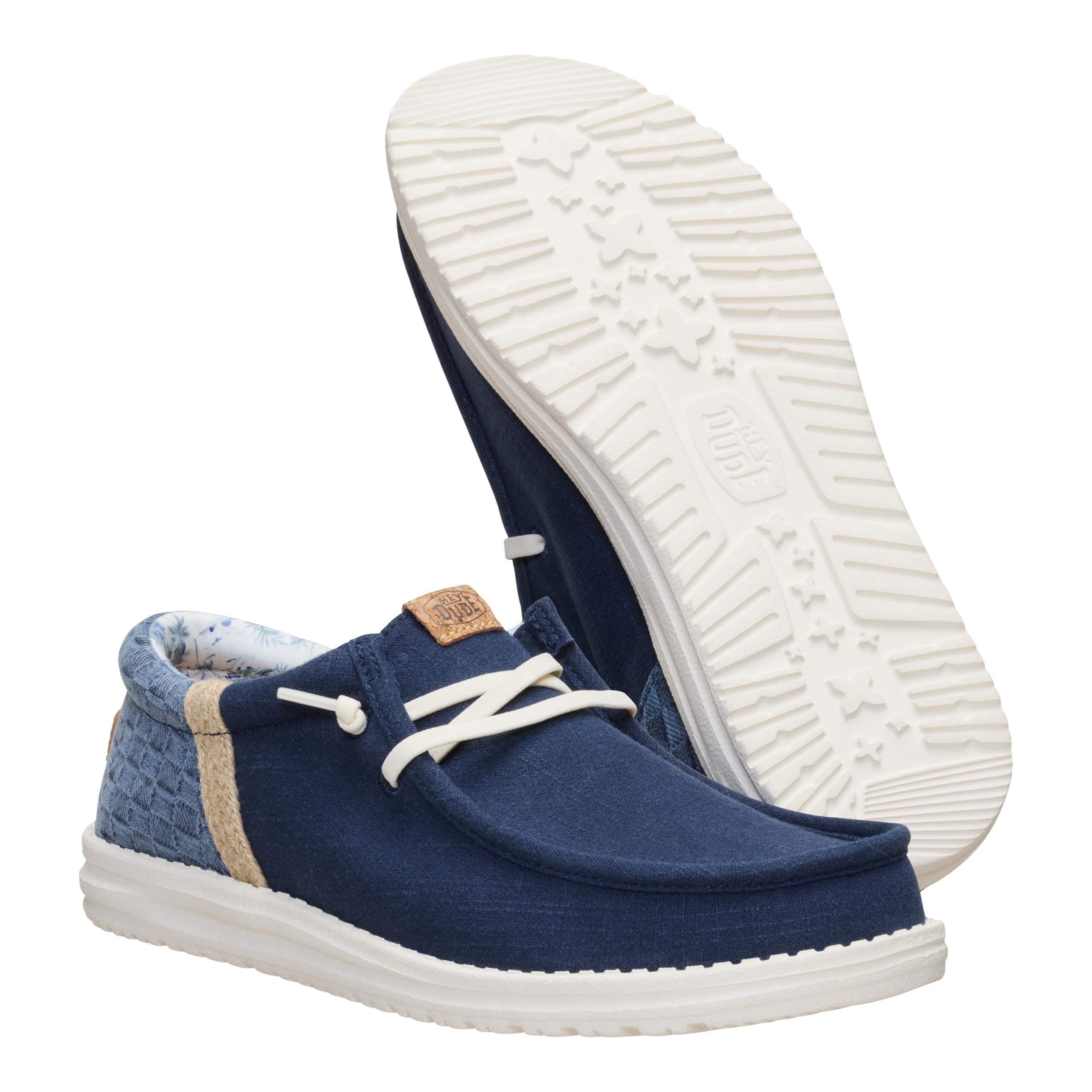 HEYDUDE Wally Funk Chaussures d'été à enfiler pour homme | Chaussures de voyage légères et pliables avec lacets élastiques, faciles à enfiler
