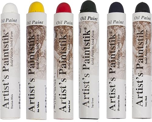 Jack Richeson 121302 Shiva - Pintura al óleo, colores básicos, juego de 6