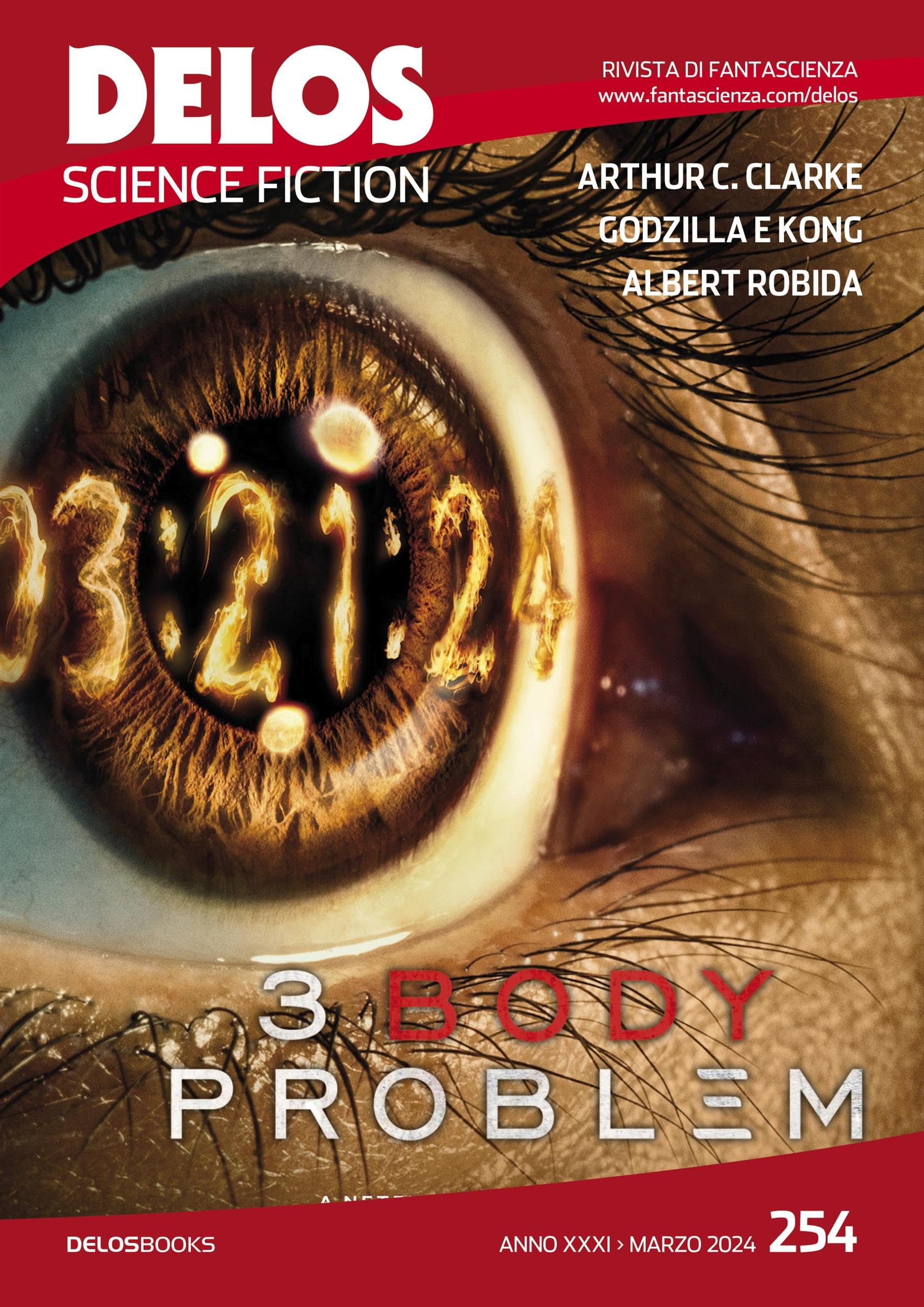 Cover of Delos Science Fiction, #254 - Marzo 2024