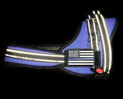 thin blue line dog harness