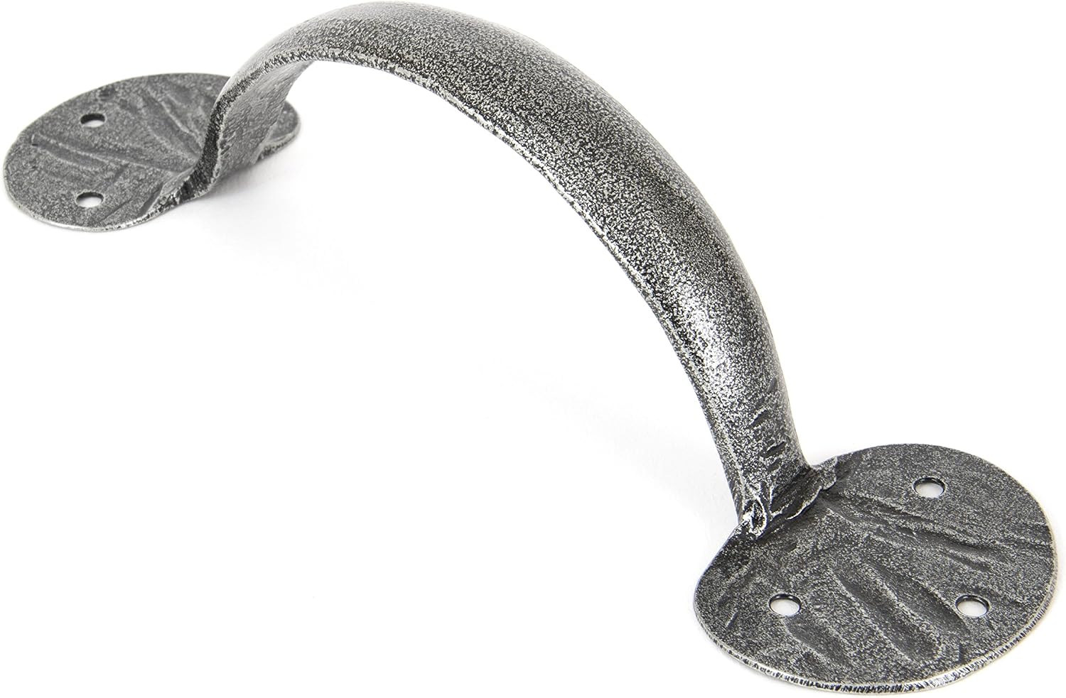 From The Anvil 8-inch Handmade Bean with D Handle - Pewter Patina