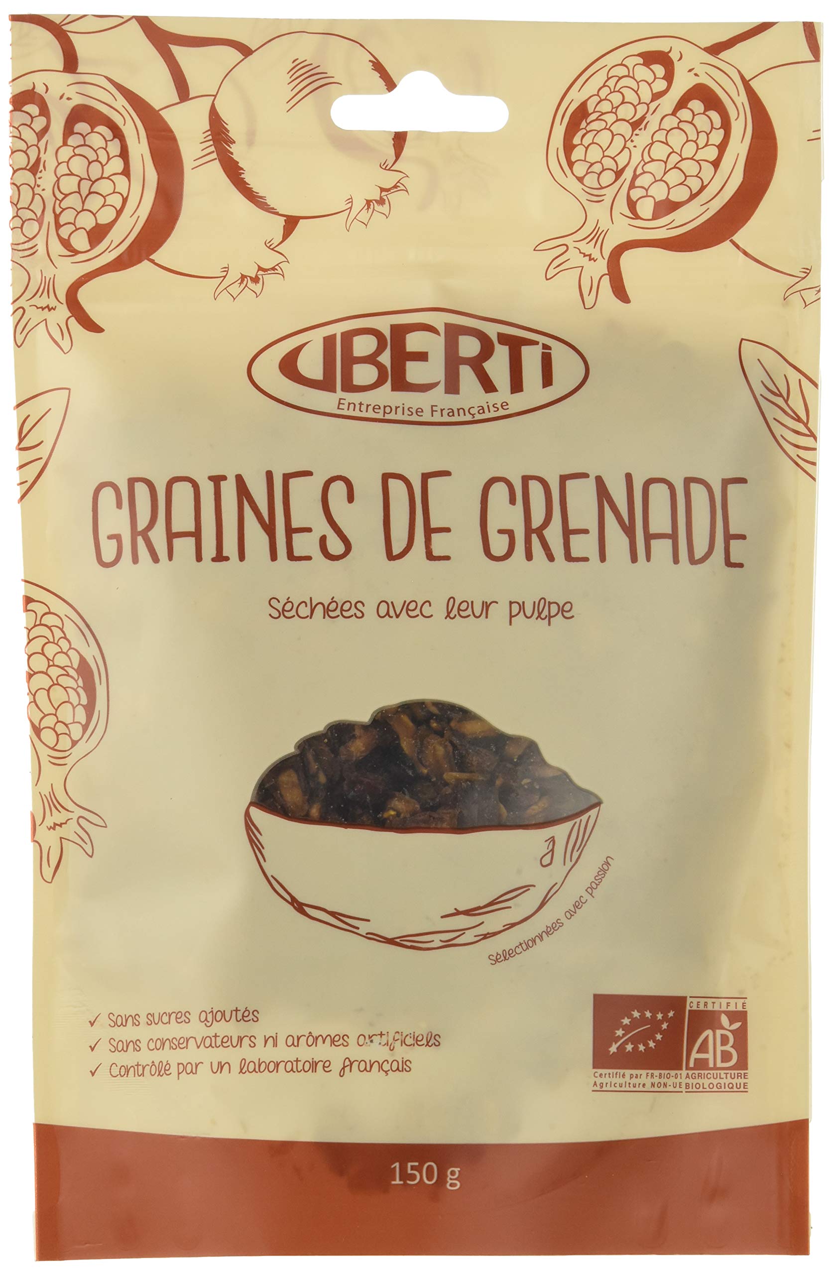 Uberti Grenades Graines Pulpeuses AB Oligo-Elément 150 g
