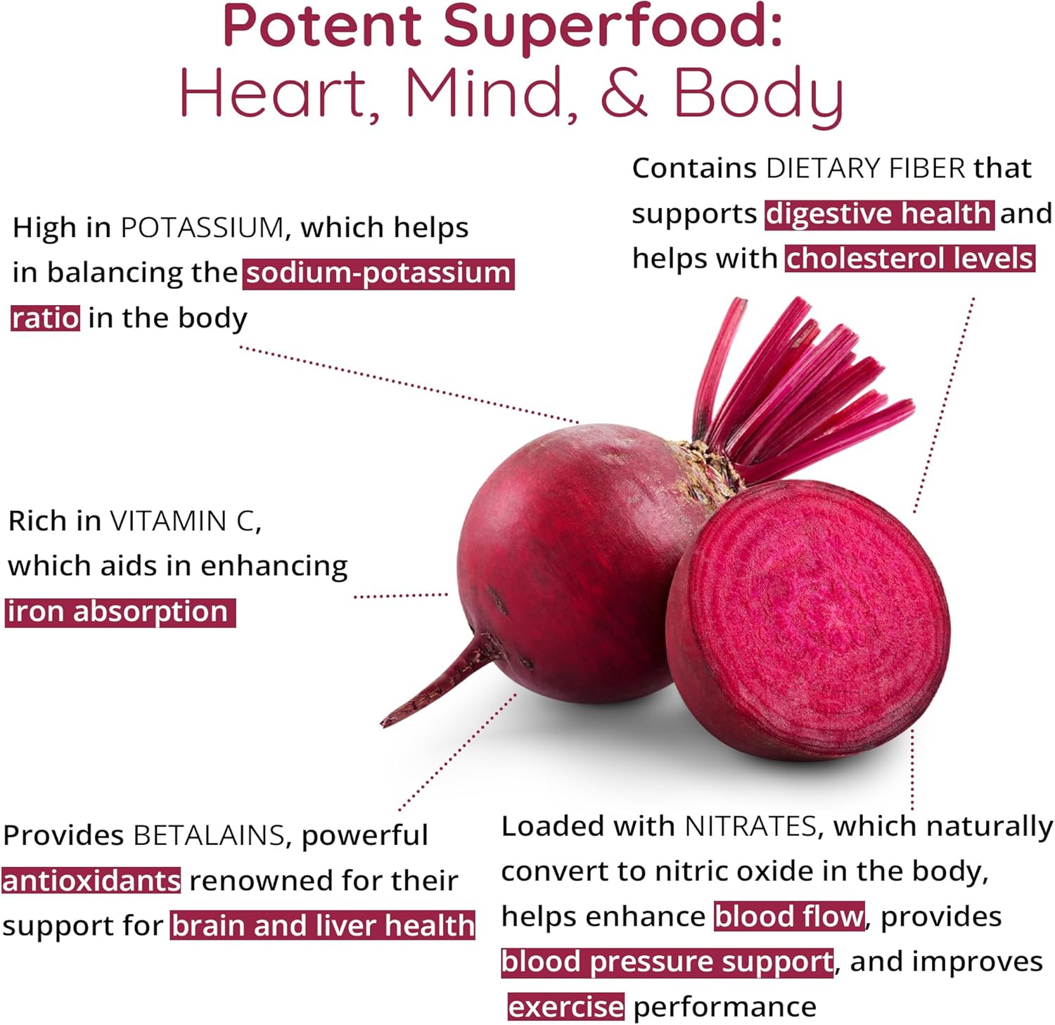 Happy Healthy Hippie Red Yeast Rice with CoQ10 Supplement & Organic Beet Root Capsules