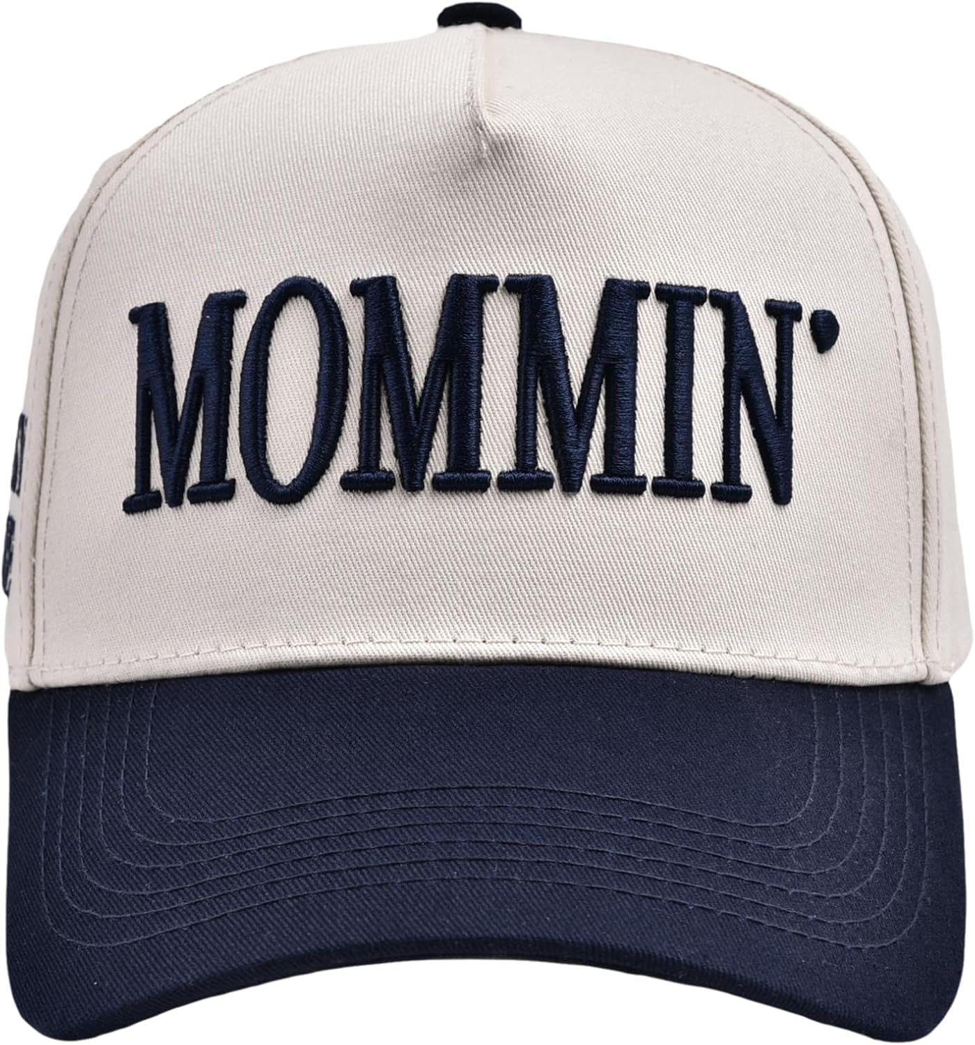 Funny Mommin Hat for Women, Mama Too Busy to Care Truck Hat Gifts Adjustable Washed Cotton Embroidered Mom Baseball Cap
