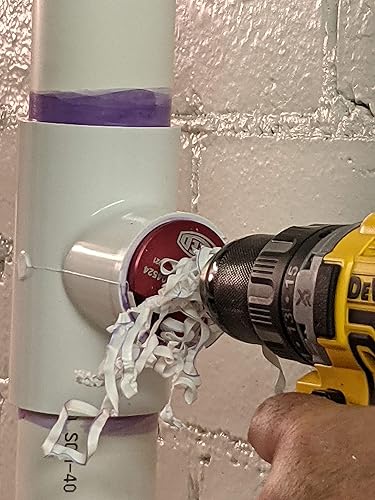 Miniatura 7 de Reed Tool PPR200 Clean Ream Extreme con eje hexagonal de 38 pulgadas, cabeza de 2 pulgadas y herramienta REED PPR150 Clean Ream Extreme con eje