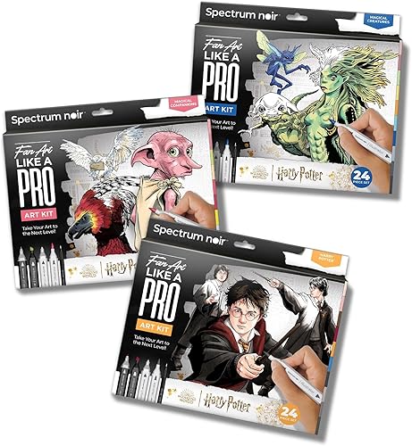 Miniatura 5 de Spectrum Noir Juego de arte profesional para fanáticos, 24 piezas, Harry Potter