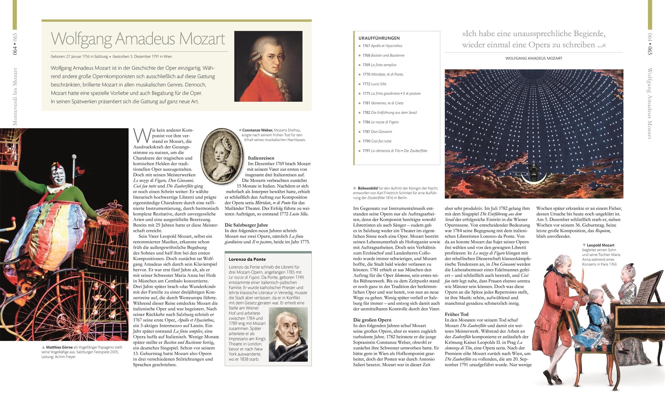 Die Oper: Eine Zeitreise in opulenten Bildern. 400 Jahre Operngeschichte in einem Bildband, mit Fotografien und Portraits der Opernstars