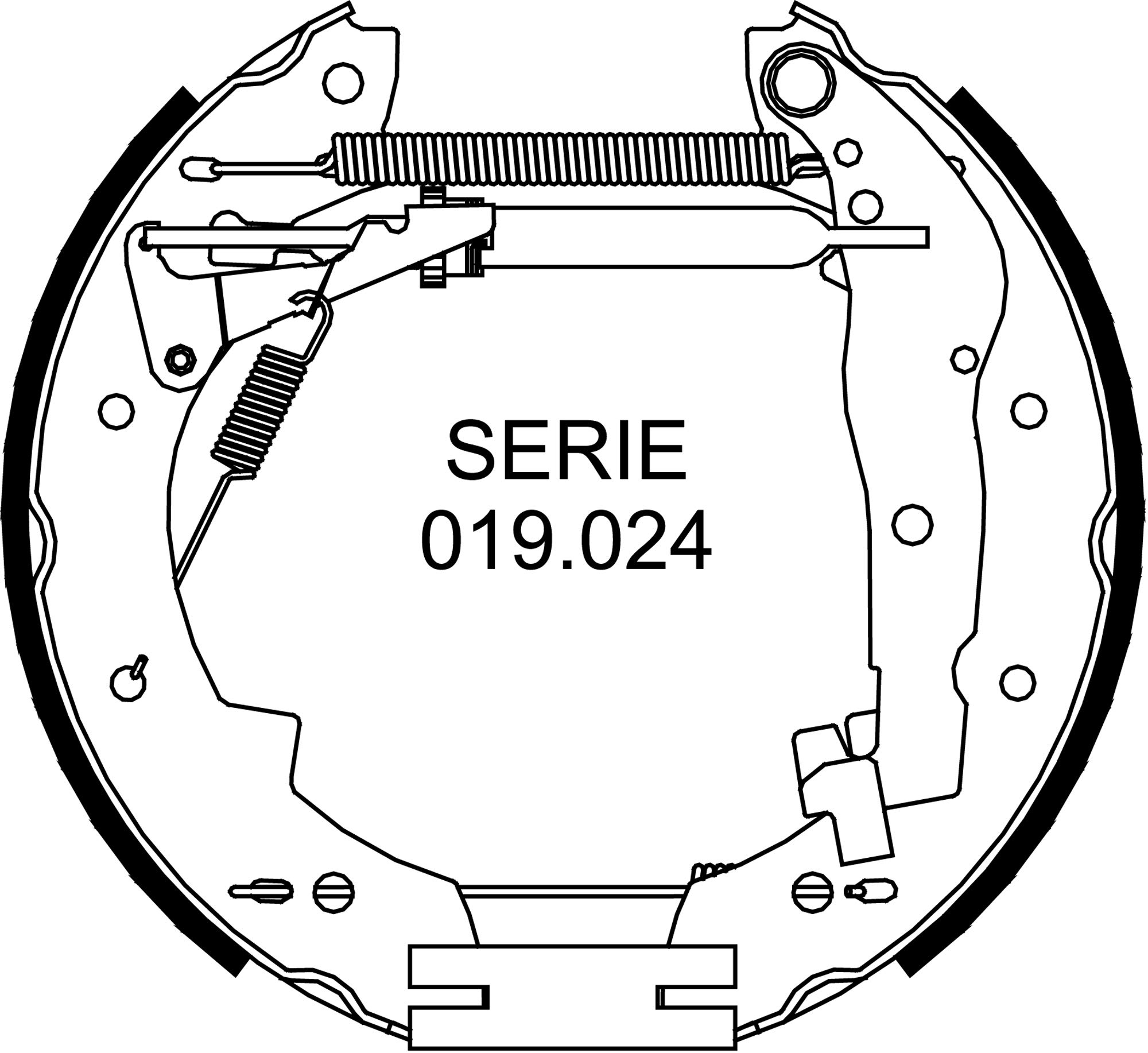metelligroup 51-0097 Rapidkit, Kit Composto da 2 Pezzi di Ganasce Freno Premonatate, Made in Italy, Pezzo di Ricambio per Auto/Automobile, Montaggio Facile, Veloce e Sicuro