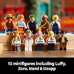 LEGO ONE Piece The Baratie Floating Restaurant Building Set for Adults - Collectible Building Blocks for Anime Fans, 18+ - Arts and Crafts DIY Kit W/10 Minifigures - Gift Idea for Birthdays - 75640