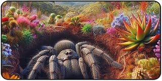 Trapdoor Spider in Australian Bush - Premium Desk Mat for Adults