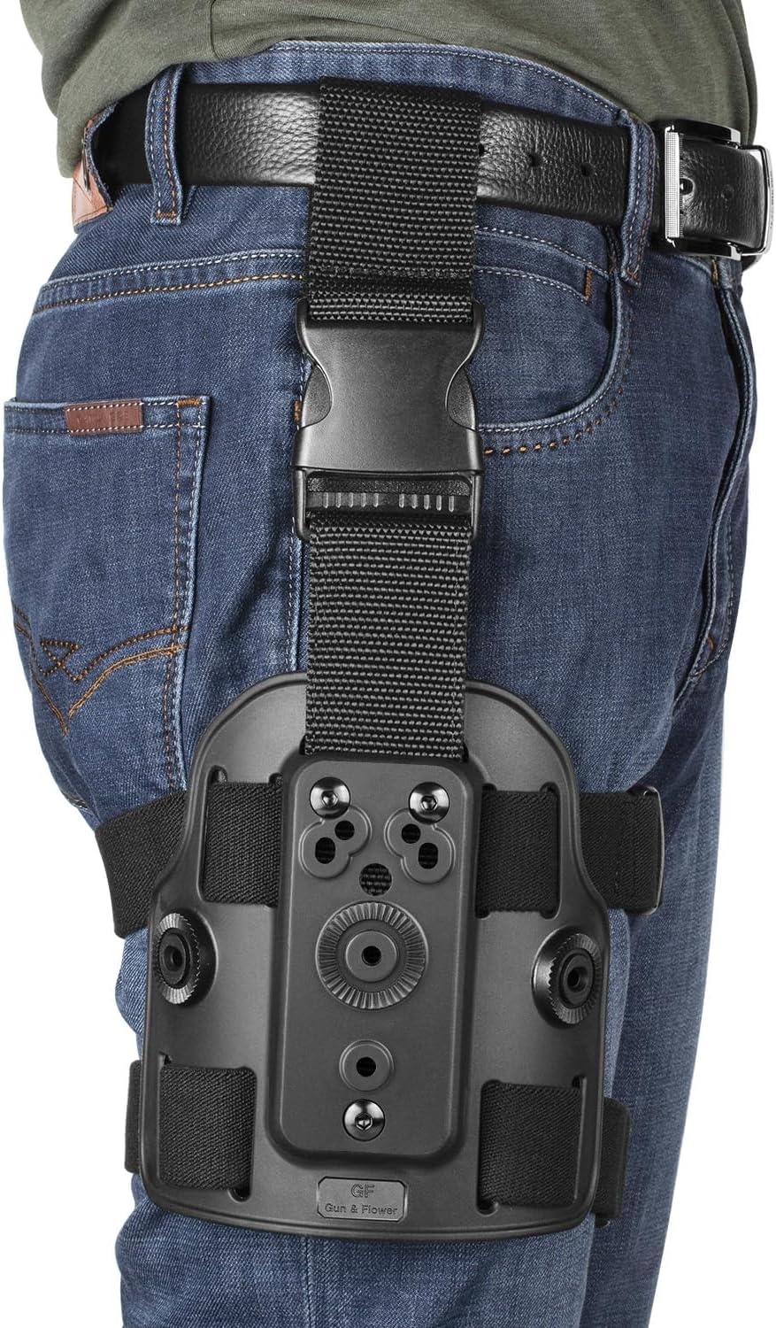 Drop Leg Platform, Adjustable Height and Thigh Straps, Drop Leg Panel Attachments for Holsters and Magazine Pouches - Image 7