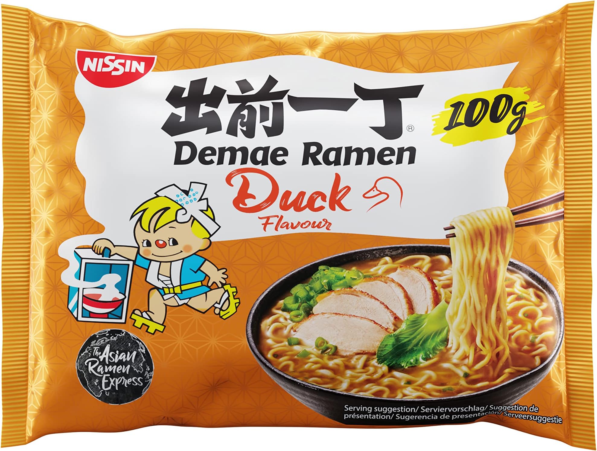 Demae Ramen Duck Instant Noodles, 100 g, Pack of 30