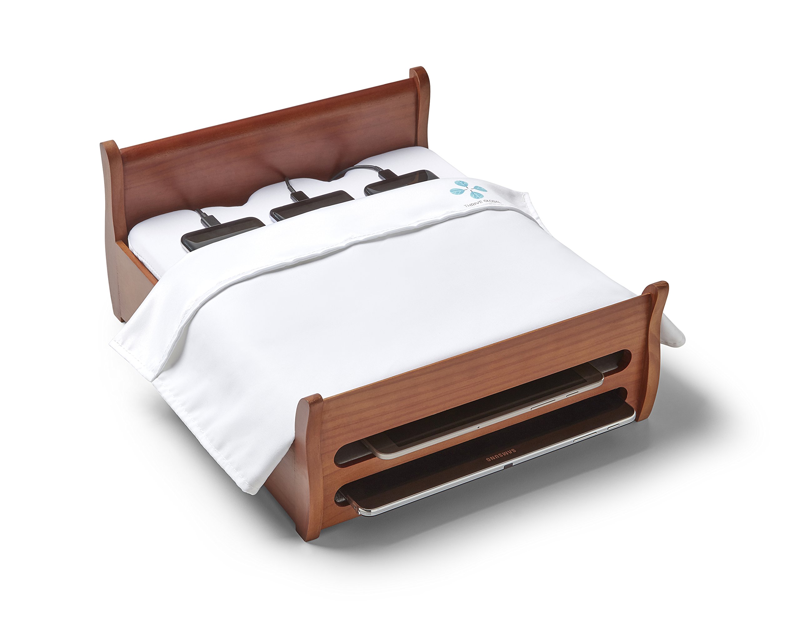 Arianna Huffington's Phone Bed Charging Station (Walnut)