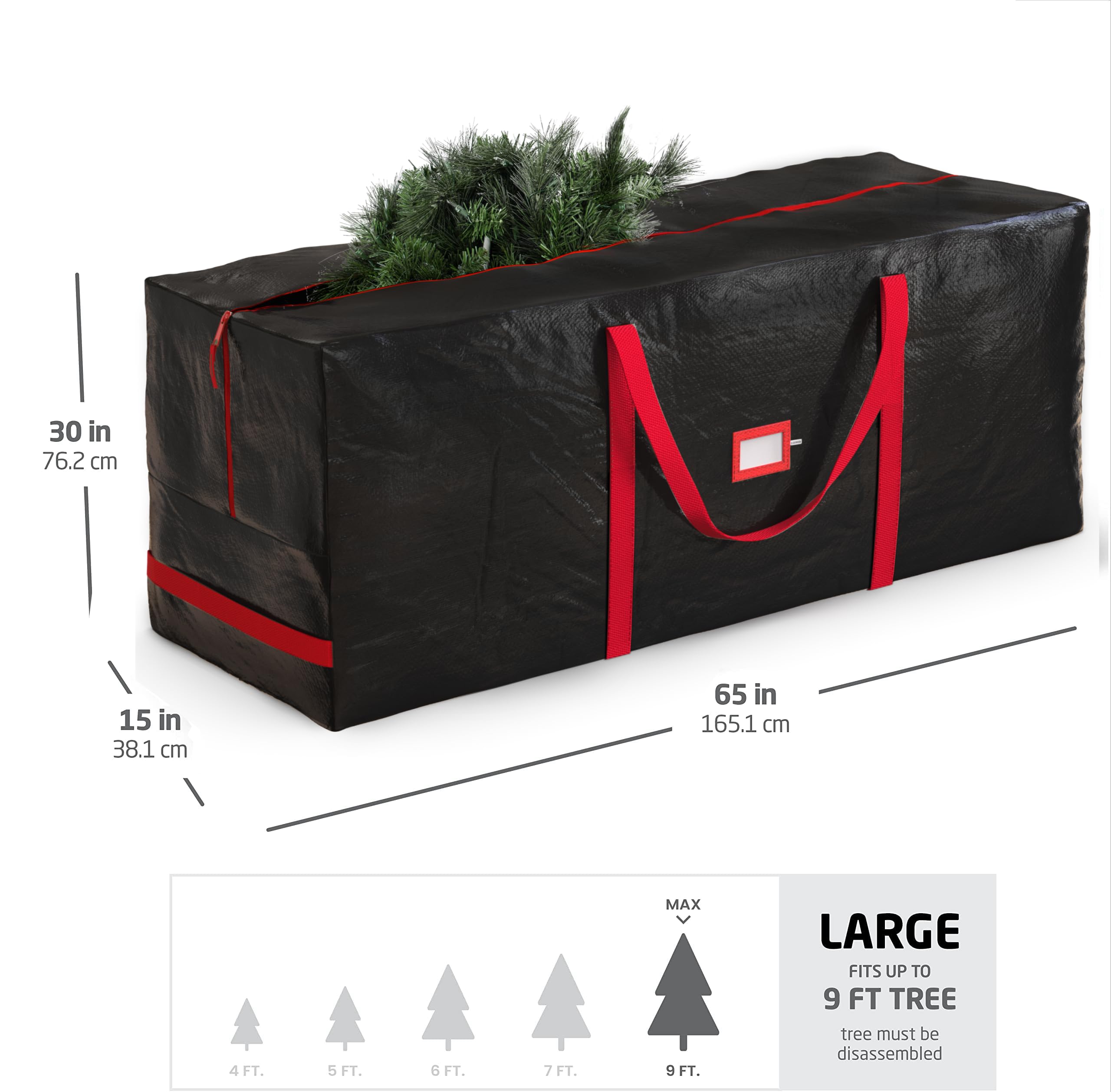 Amazon.com: Zober Large Christmas Tree Storage Bag - Fits 9 Ft
