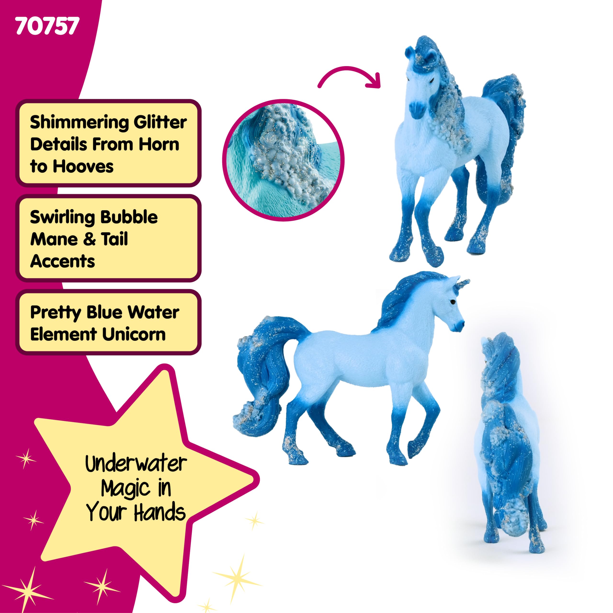 Amazon.com: Schleich Bayala Elementa Undersea Unicorn - Magically