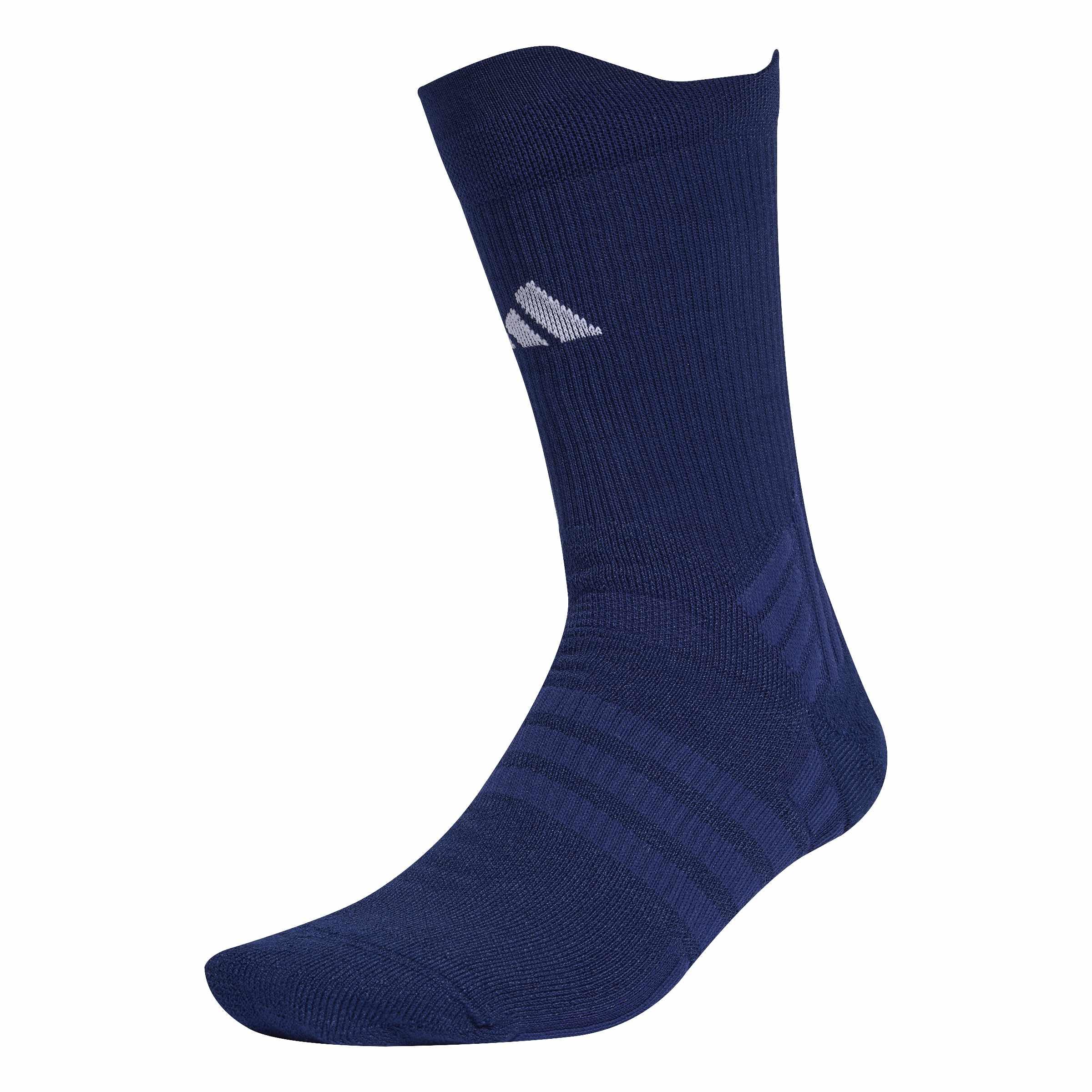 adidas Unisex TENNIS CREW SOCKS CUSHIONED 1 PAIR PACK, dark blue/white, 4.5-6