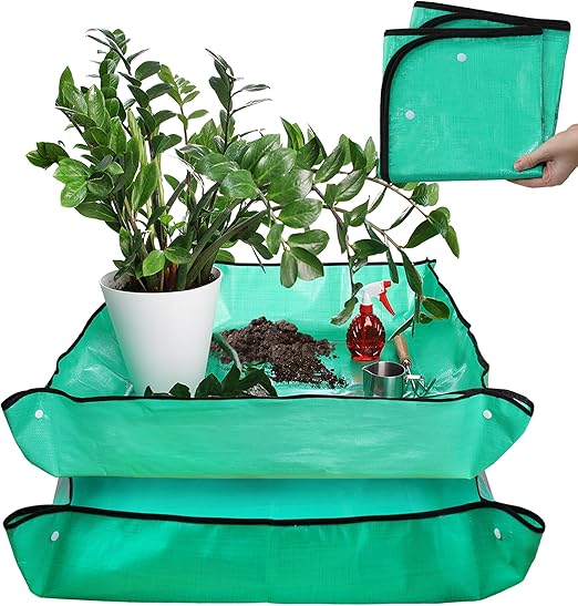 Large Repotting Mat 39" x 39" (2-Pack) - Reusable and Easy-to-Clean Potting Mat for Indoor Plants, Perfect for Repotting, Mess Control, and Indoor Gardening | Ideal Gift for Plant Lovers and Gardeners