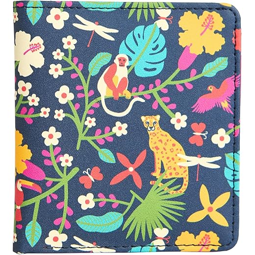 Madagascar Tales Vegan Leather Wallet - Blue