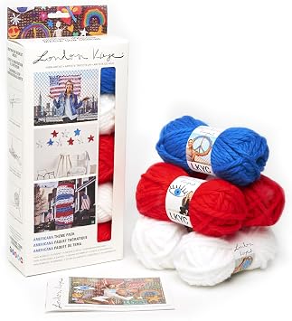 Lion Brand Yarn 3001-617 Kaye Theme Packs Yarn, Americana