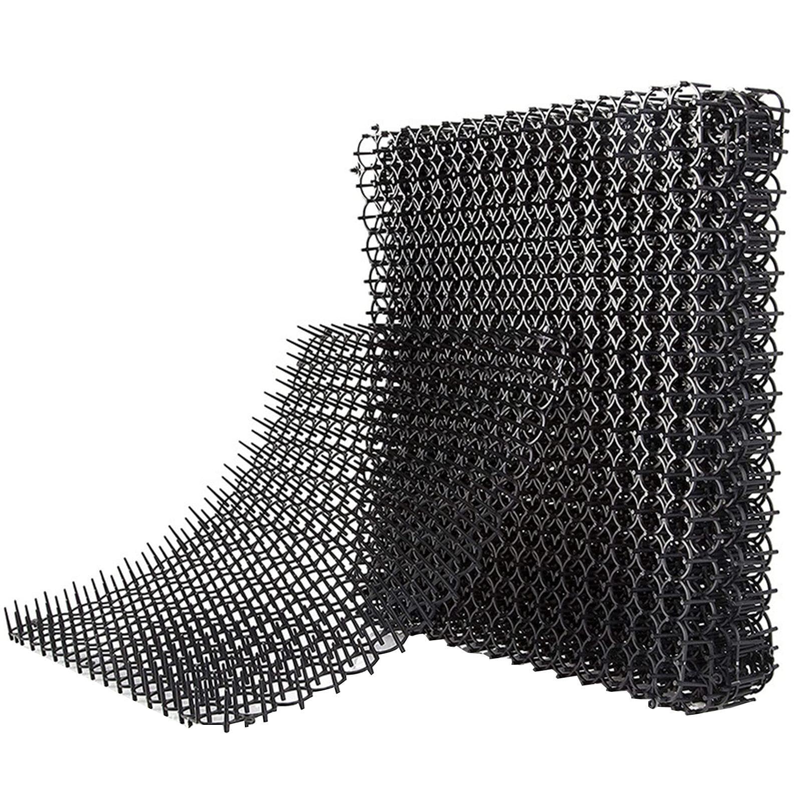 12 Stück Katzenkotmatte Mit Spikes – Katzenabweisende Matte Für Den Innenbereich – 12 Stück Tierabwehrmatte Für Die Landschaftsgestaltung – Kätzchen-Anti-Sprung-Pad Zum Trimmen Von Garten-Matten