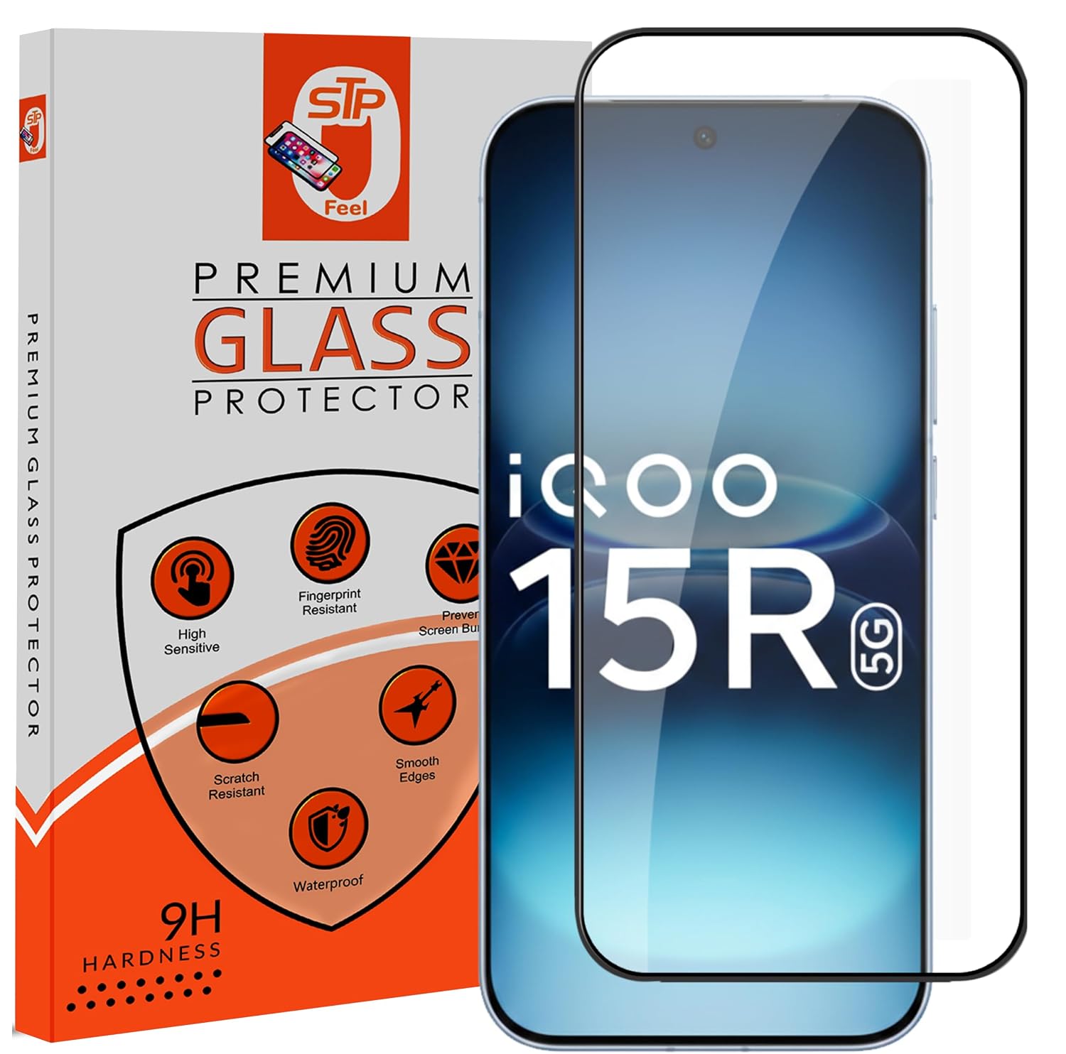 STP FEEL® Premium Tempered Glass Screen Protector Guard Compatible For IQOO 15R 5G (Ultrasonic Fingerprint Working) (6.59 ... - Review, Price and Buying Guide