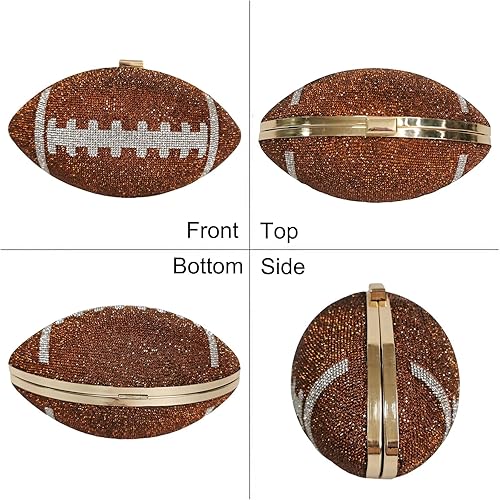 Miniatura 3 de Bolso cruzado de hombro con diamantes de imitación para mujer