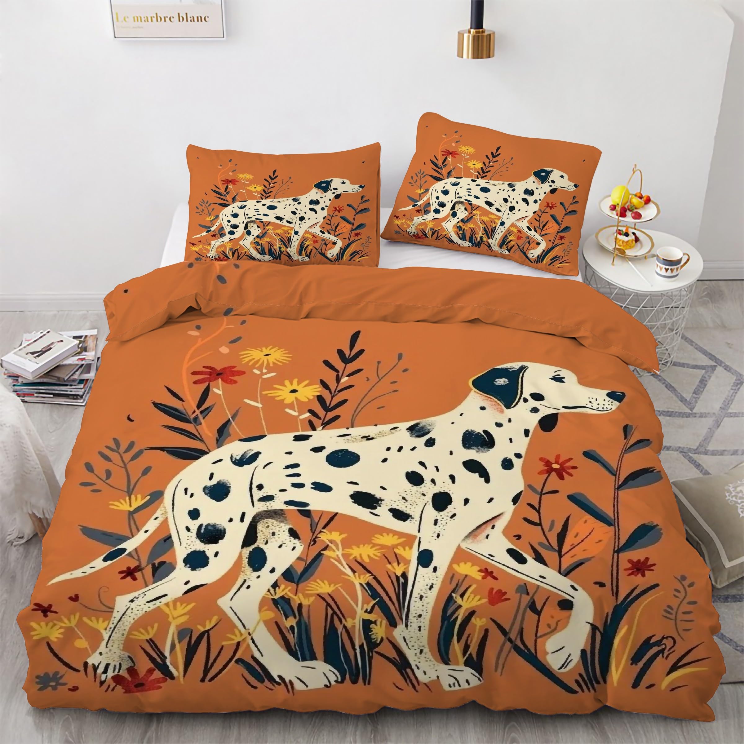 Housse de couette 240 x 260 facile à enfiler avec fermeture éclair pratique