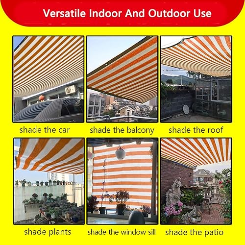 Miniatura 9 de Tela de sombra de jardín 95% con ojales, 6 pies x 12 pies, red resistente para sombra solar para cubierta de plantas, invernadero, patio, tomates