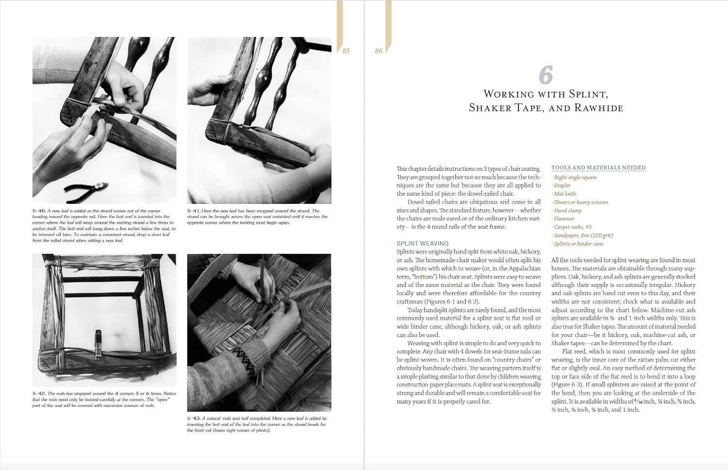The Caner's Handbook: Restoring Cane, Rush, Splint, Danish Cord, Rawhide, and Wicker Furniture (Updated & Revised Edition)