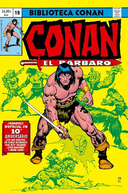 Portada de Conan el bárbaro 19 1980