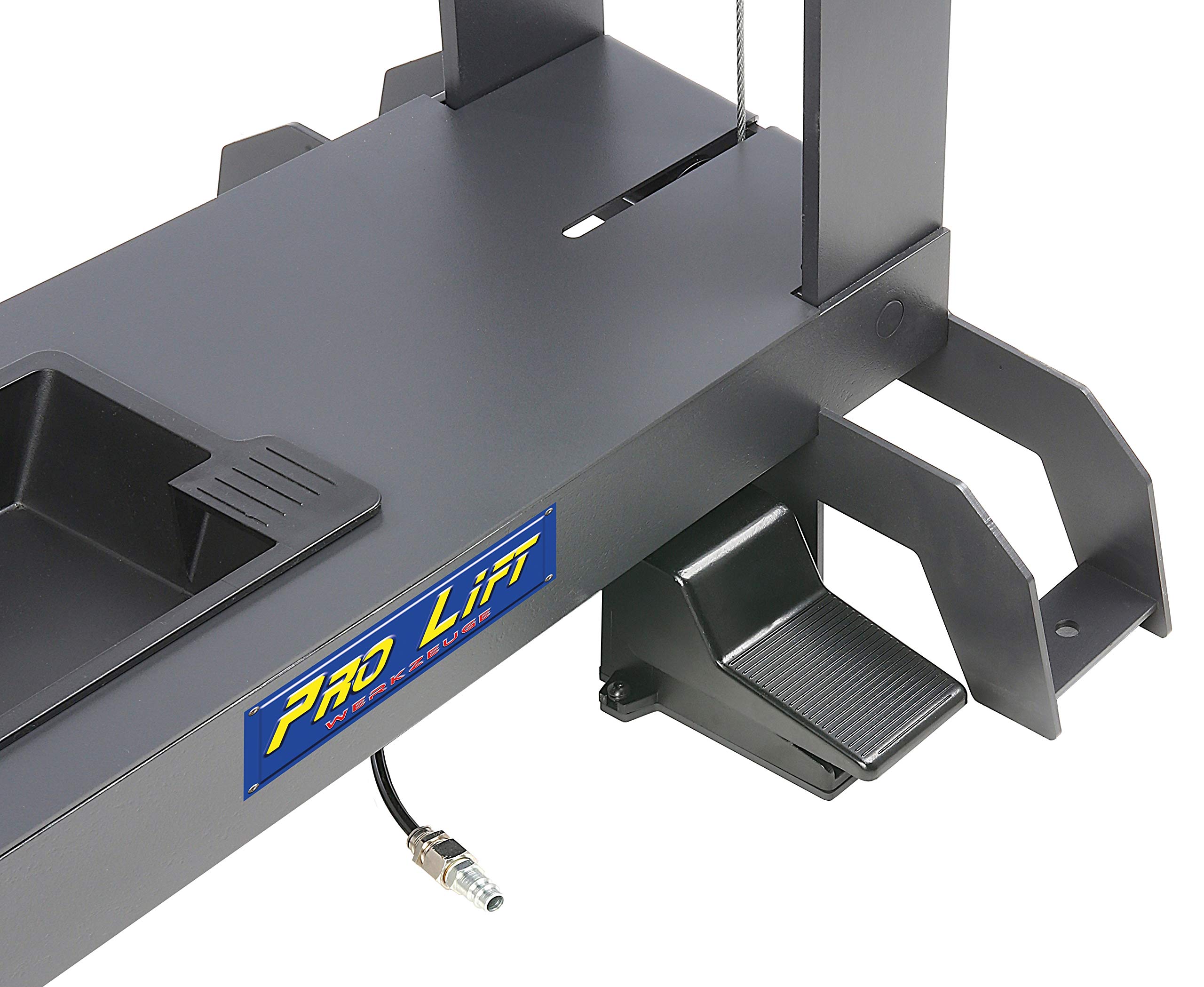 Werkstattpresse 50t – Hydraulisch & Pneumatisch, Mit 8 Pressstiften, Verstellbarem Zylinder Und Fußpedal – Für Lager, Wellen, Metallrichten