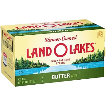 Land O Lakes Salted Butter, 1 lb in 4 Sticks - 36 per case