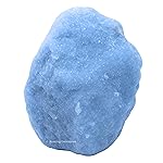 Amazing Gemstone Angelite Raw Crystals and Healing Stones, Natural Rocks for Tumbling and DIY Raw Stones and Crystals (1 Piece)